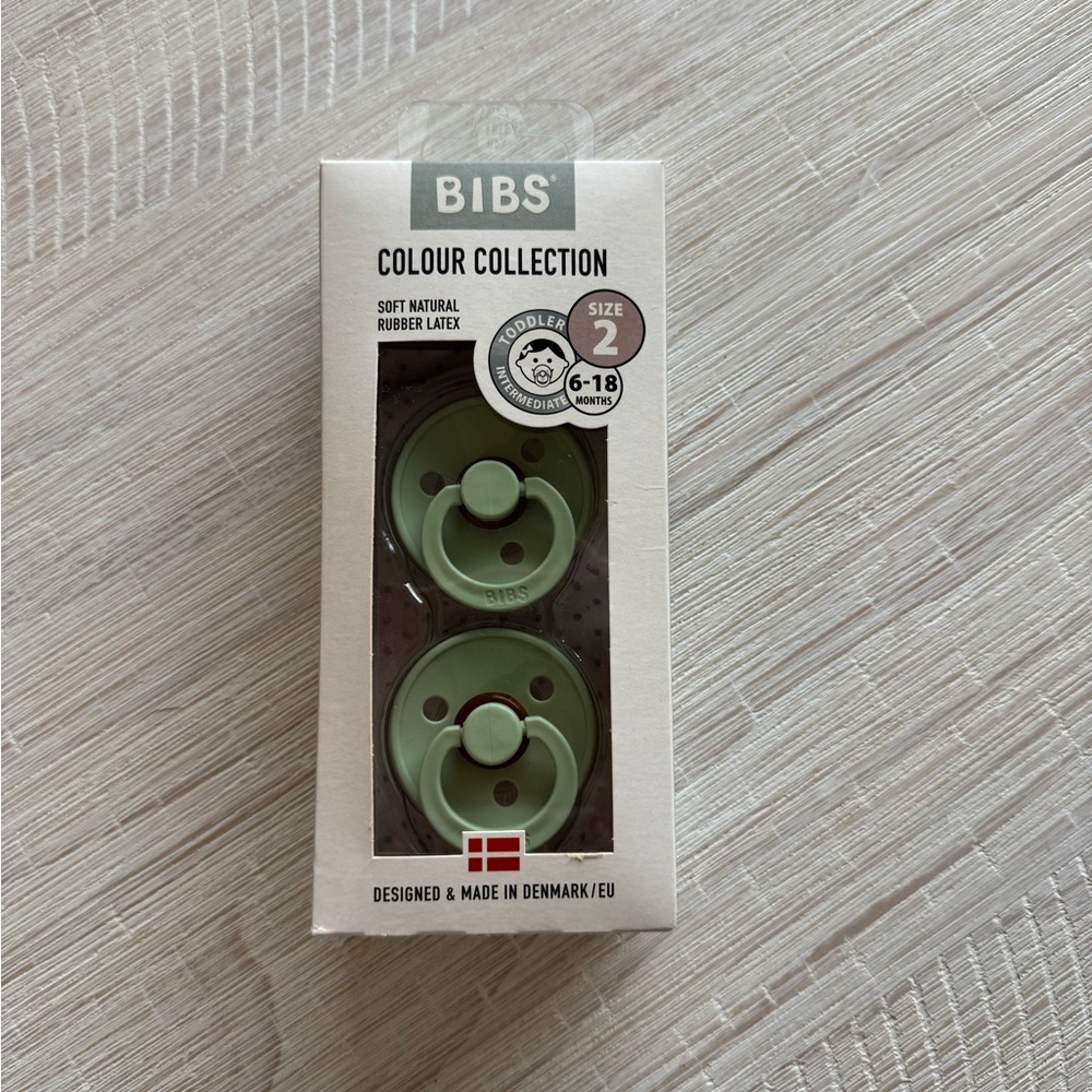 Bibs Colour Pacifier - Sage - Picture 4 of 5